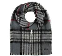 FRAAS Écharpe gris blanc pour homme - Cashmink® stole with FRAAS pattern Mid Grey 101050