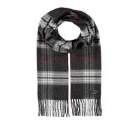 FRAAS Écharpe gris noir pour homme - Cashmink® Scarf with FRAAS Plaid Anthracite 101137