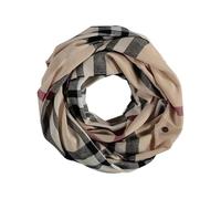 FRAAS Echarpe Loop 60 x 78 cm - Made in Germany - Echarpe tubulaire à carreaux pour femmes - Polyacryliqueur femmes