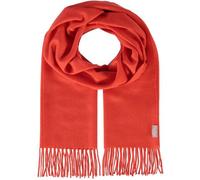 FRAAS Écharpe orange pour femme - Pure Cashmere Scarf with Fringes 100972