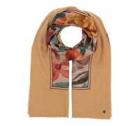 FRAAS écharpe Patchwork Stole With Floral Print Camel