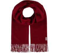 FRAAS Écharpe rouge pour femme - Pure Cashmere Scarf with Fringes 100968