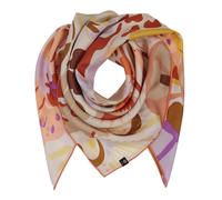 FRAAS écharpe Silk Stole With Floral Print Nougat