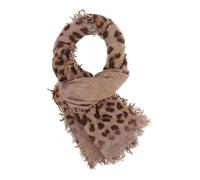 FRAAS Écharpe taupe marron pour femme - Scarf with Animal-Print Chinchilla 329200