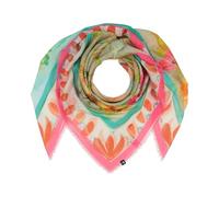 FRAAS Foulard pour femme Sustainability Edition Landhaus Idylle | 120 x 120 cm | 100 % polyester recyclé, Menthe poudrée, taille unique