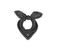 FRAAS Mouchoir à pois pour femme - Taille 51 x 51 cm - Echarpe en soie veloutée pour femme avec motif à pois - Echarpe bandana parfaite pour l'été.