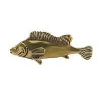 Frabakas Animaux marins, poissons océaniques, poissons, dessus de table, figurines en laiton cuivré, sculptures, centres de table, miniatures, presse-papier, objets de collection, décoration