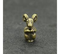 Frabakas Figurines d'animaux en cuivre antique - Presse-papiers - Décoration d'intérieur - Cadeaux - Artisanat - Brûleur d'encens - 3 cm x 1,8 cm - Mouton