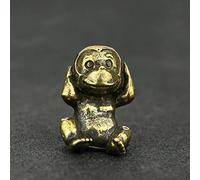 Frabakas Monkeys in Action Figurines de table en laiton cuivre antique Pièces de centre de table Miniatures Presse-papiers Objets de collection Décoration d'intérieur Cadeaux Art Artisanat 4 cm x 2,8