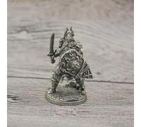 Frabakas Soldats Arthur Army Antique Cuivre Laiton Figurines Sculptures Statues Centre de table Miniatures Presse-papier à collectionner Décoration d'intérieur Cadeaux Art Artisanat 2 cm x 4 cm (J)