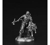 Frabakas Soldiers Warriors Doomsday - Figurines de table en laiton antique - Presse-papier à collectionner - Décoration d'intérieur - Cadeaux - Artisanat - 2,5 cm x 3,8 cm (D)
