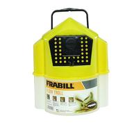 Frabill Flow Troll Appât récipient, 6-Quart, Jaune/Blanc