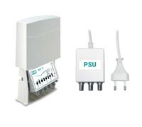 fracarro map4rulte700+k | kit pre-ampli lte700 reglable 1 entree uhf, cc + alimentatio