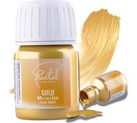 Fractal | Colorant alimentaire métallique - Or 30ml - Finition brillante - Vegan et sans gluten