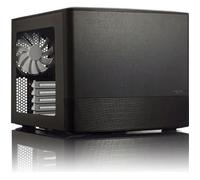Fractal Design Boîtier PC Node 804 – Micro-ATX, panneau latéral fenêtré, Noir, sans alimentation
