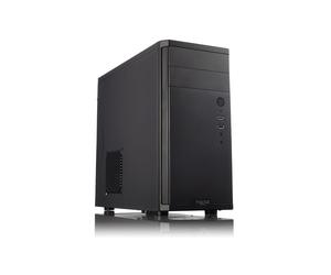 Fractal Design Core 1100 Mini Tower Noir, microATX/Mini-ITX, 2x 5.25", 2x 3.5", 1x120mm avant, USB 3.2 Gen 1, Filtre anti-poussière