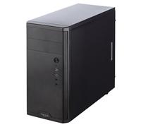 Fractal Design Core 1100 - Tour - mini ATX - pas d'alimentation (ATX12V) - noir - USB/Audio