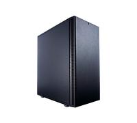 Fractal Design Define C - Compact Mid Tower Computer Case - ATX - Optimized For High Airflow And Silent Computing with ModuVent Technology - 2x 120mm Silent Fans included - PSU Shroud - Black