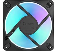 Fractal Design - Dynamic 3 - 12 RGB 3-Pack Black - Ventilateur PWM - Conception à pales profilées - Câble Daisy Chain - Roulement Rifle