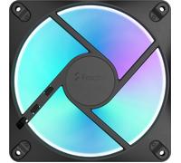Fractal Design - Dynamic 3 - 14 RGB 3-Pack Black - Ventilateur PWM - Conception à pales profilées - Câble Daisy Chain - Roulement Rifle