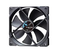 Fractal Design Dynamic X2 GP-14 Computer Fan - Silent Fan - High Airflow - 140x140x25 mm - 1000RPM - FDB-Bearings - Trip Wire - Aerodynamically shaped struts - 12v - Black Edition (Single)