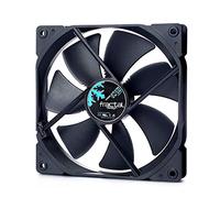 Fractal Design Dynamic X2 GP-14 Computer Fan - Silent Fan - High Airflow - 140x140x25 mm - 1000RPM - FDB-Bearings - Trip Wire - Aerodynamically shaped struts - 12v - Black Edition (Single)