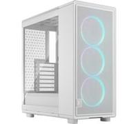 Fractal Design Epoch White RGB - Verre trempé Clear Tint - Trois Ventilateurs Momentum 12 RGB Inclus - Intérieur spacieux - Prise en Charge ATX/mATX/ITX