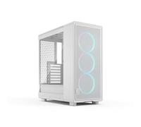 Fractal Design Epoch White RGB - Verre trempé Clear Tint - Trois Ventilateurs Momentum 12 RGB Inclus - Intérieur spacieux - Prise en Charge ATX/mATX/ITX