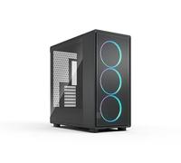 Fractal Design Epoch XL Black RGB - Verre trempé à Teinte légère - boîtier PC Gaming à Flux d’air - Panneau Frontal en Maille - Momentum 14 RGB