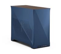 Fractal Design Era 2 ITX PC Case in Midnight Blue - Aluminium anodisé élégant, Plateau en Noyer Massif, Compatible avec Les GPU 3 Slots, câble Riser PCIe 4.0 Inclus
