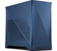 Fractal Design Era 2 ITX PC Case in Midnight Blue - Aluminium anodisé élégant, Plateau en Noyer Massif, Compatible avec Les GPU 3 Slots, câble Riser PCIe 4.0 Inclus