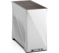 Fractal Design Era 2 ITX PC Case in Silver - Aluminium anodisé élégant, Plateau en Noyer Massif, Compatible avec Les GPU 3 Slots, câble Riser PCIe 4.0 Inclus