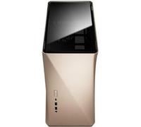 Fractal Design Era ITX - Tour midi - PC - aluminium - acier - verre trempé - or - ITX - 12 cm