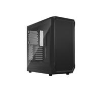 Fractal Design Focus 2 Noir - Boîtier PC ATX/Micro ATX/Mini-ITX, 2x140mm avant, Acier/Verre Trempé, 2x3.5", 6x2.5", USB 3.2 Gen 1