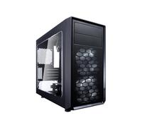 Fractal Design Focus G Mini - Tour - micro ATX - panneau latéral fenêtré - pas d'alimentation (ATX) - noir - USB/Audio