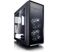 Fractal Design Focus G - Tour - ATX - panneau latéral fenêtré - pas d'alimentation (ATX) - noir - USB/Audio