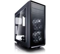 Fractal Design Focus G - Tour - ATX - panneau latéral fenêtré - pas d'alimentation (ATX) - noir - USB/Audio G