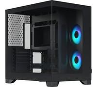 Fractal Design Boîtier PC Pop 2 Vision Black RGB – Moyen tour E-ATX, panneaux vitrés (Noir)