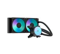 Fractal Design Radius 360 Black Refroidisseur liquide AIO 360mm 3x12cm ventilateurs palier céramique 2.1mmH2O noir