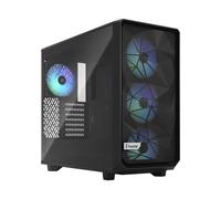 Fractal Design | Meshify 2 Lite RGB TG Light Tint | Fenêtre latérale | Noir | E-ATX | Alimentation incluse Non | ATX