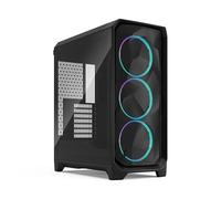 Boîtier PC - FRACTAL DESIGN - Meshify 3 RGB - E-ATX (277 mm) - 3 ventilateurs - USB Type C de 20 Gbps - Noir
