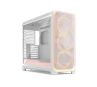 Fractal Design Meshify 3 XL Blanc - Boîtier PC Acier/Verre Trempé, ATX/EATX/mATX/ITX, 3x140mm avant, USB 3.2 Gen 1/Gen 2x2, Radiateurs 420/360/280mm