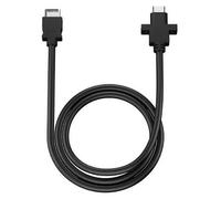 Fractal Design Model D - Câble USB - connecteur USB-C (M) pour 24 pin USB-C (F) rackable sur panneau - 67 cm - noir - pour Fractal Design Focus 2; Pop Air, Mini Air RGB, Mini Silent, Silent, XL...