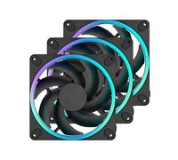 Lot de 3 Ventilateurs de boitier Fractal Design Momentum RGB - 14cm (Noir)