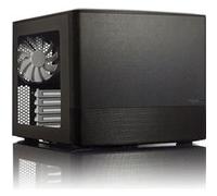 Fractal Design Node 804 - Tour - micro ATX - panneau latéral fenêtré - pas d'alimentation - Noir aluminium brossé - USB/Audio G