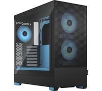 Fractal Design | Pop Air RGB | Fenêtre latérale | Cyan Core TG Clear Tint | ATX, mATX, Mini ITX | Alimentation incluse Non | ATX