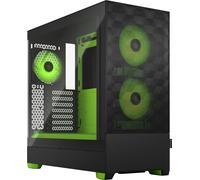 Fractal Design | Pop Air RGB | Fenêtre latérale | Green Core TG Clear Tint | ATX, mATX, Mini ITX | Alimentation incluse Non | ATX
