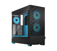 FRACTAL DESIGN - Pop Air RGB Cyan TG - Boîtier PC - Cyan (FD-C-POR1A-02)
