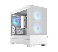 Fractal Design | Pop Mini Air RGB | Fenêtre latérale | Blanc TG Teinte claire | mATX, Mini ITX | Alimentation incluse Non | ATX