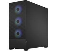 Fractal Design Pop XL Air RGB Noir - Boitier Full Tower, Façade Mesh Honeycomb, Verre Trempé, 4 Ventilateurs RGB 120 mm, Compatible E-ATX